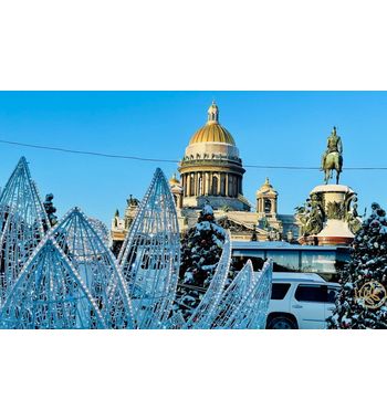 Новогодняя прогулка по Петербургу